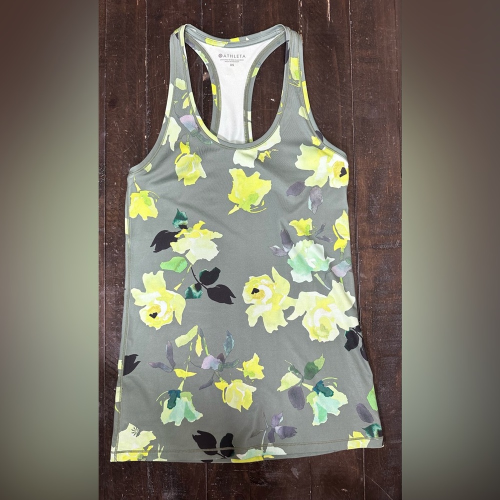 Athleta Shanti Floral Printed Tank - Size XS